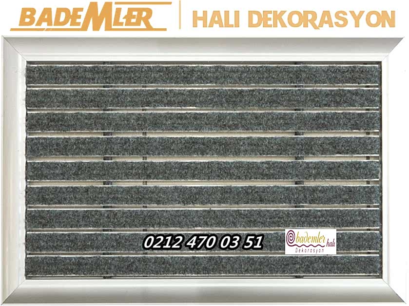 Metal Aluminyum Paspas hazır ebatlı paspas özel imalat paspas hijyen paspas