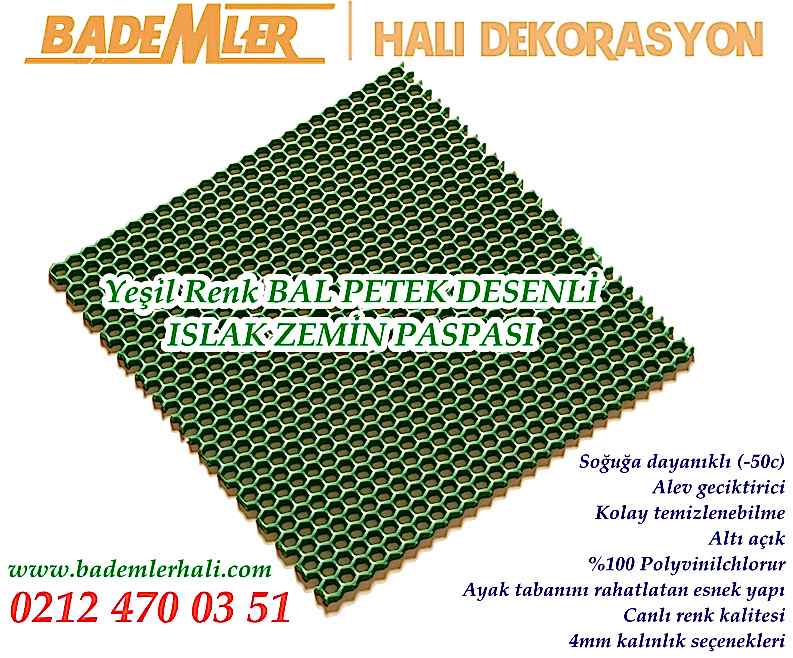 Yeşilrenkpetekdesenlipaspas,ıslakzeminpaspası,zmatpaspas,petekmodelpaspas,yeşilpaspas,yeşilrenkıslakzeminpaspası